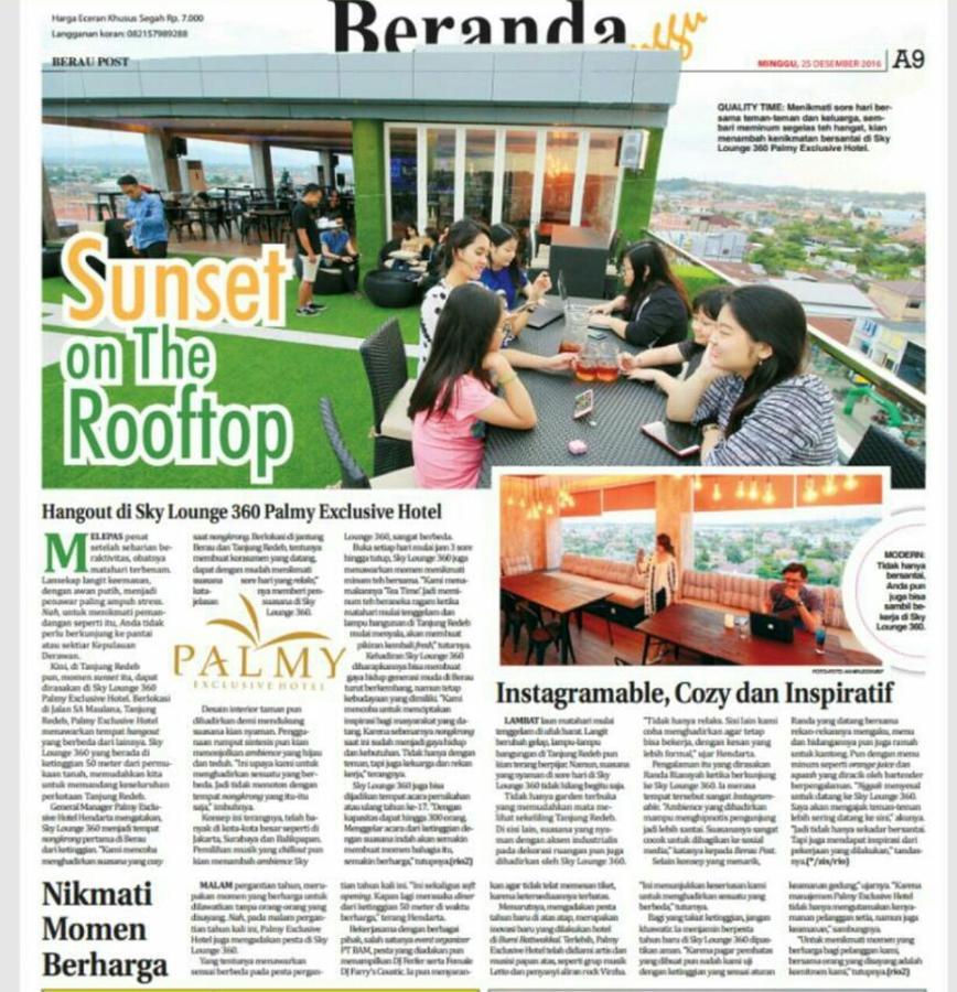 Palmy Exclusive Hotel Tanjung Redep Exterior photo